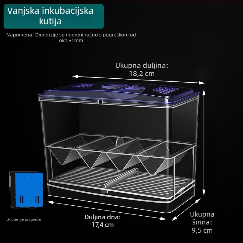 Izolirani inkubator za guppy u akvariju — kutija za razmnožavanje, materijal: Other; marka sw/Su Wan; kategorija proizvoda: Ostala oprema za akvarij; kategorija: Oprema za akvarij