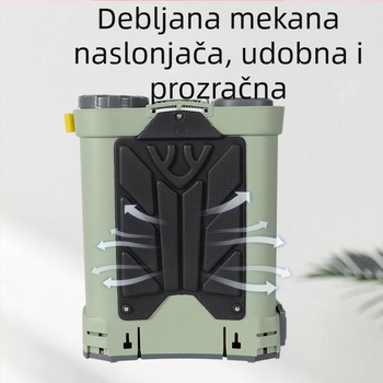 Prskalica na leđa s litijskom baterijom, visokim tlakom, za zaštitu biljaka
