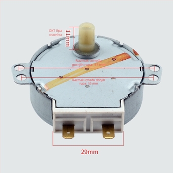Sinkroni motor za okretni tanjur mikrovalne pećnice 49TVZ-A2, 220-240V, 4W