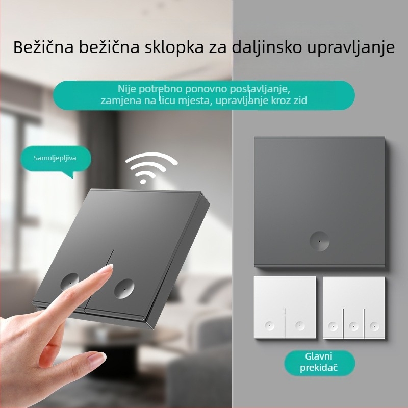 Bežični daljinski prekidač za kućnu upotrebu — Marka Tep; Tip: bežični daljinski prekidač; Namjena: kućanstvo; Tip prekidača: daljinski prekidač
