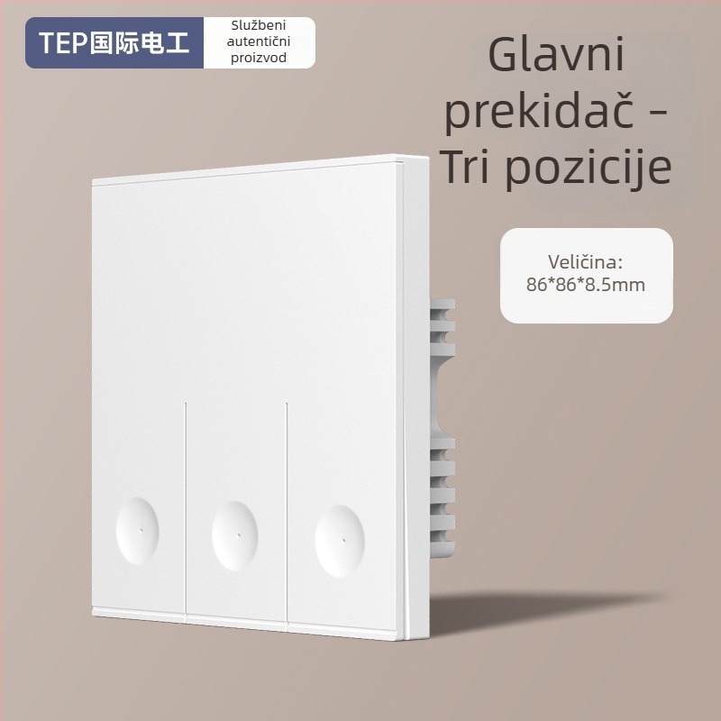 Bežični daljinski prekidač za kućnu upotrebu — Marka Tep; Tip: bežični daljinski prekidač; Namjena: kućanstvo; Tip prekidača: daljinski prekidač