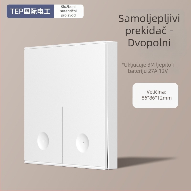 Bežični daljinski prekidač za kućnu upotrebu — Marka Tep; Tip: bežični daljinski prekidač; Namjena: kućanstvo; Tip prekidača: daljinski prekidač