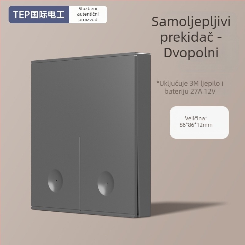 Bežični daljinski prekidač za kućnu upotrebu — Marka Tep; Tip: bežični daljinski prekidač; Namjena: kućanstvo; Tip prekidača: daljinski prekidač