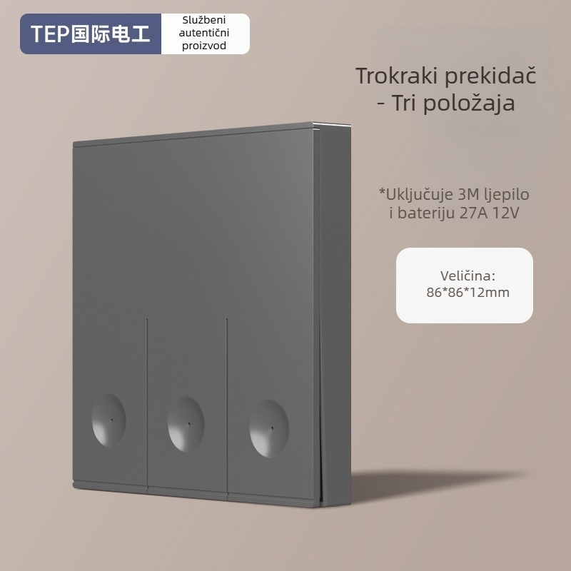 Bežični daljinski prekidač za kućnu upotrebu — Marka Tep; Tip: bežični daljinski prekidač; Namjena: kućanstvo; Tip prekidača: daljinski prekidač