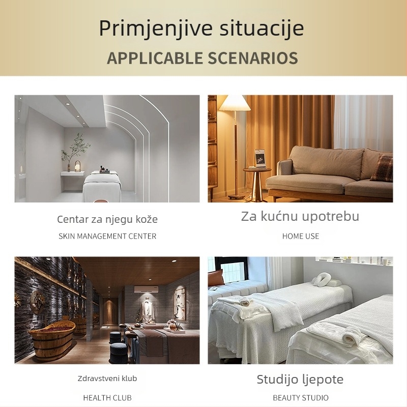 Parni uređaj za lice sa 1. stupnjem, toplim sprejem, kućište od plastike formirano injekcijskim prešanjem, bez baterije