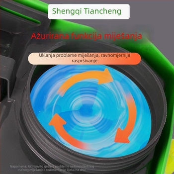 Električni miješajući prskalo za poljoprivredu, visok tlak, dvostruka pumpa, visoka snaga, prskanje voćnih stabala