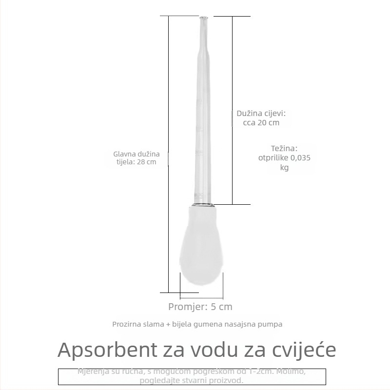 Plastični prskanje za posude za cvijeće s podnosom za apsorpciju vode i pumpom za izmjenu vode