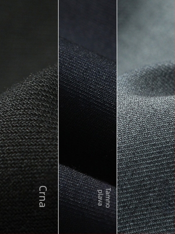 Slim muški prsluk – jednoredno zatvaranje, bez ovratnika, poliester tkanina s poliester podstavom, višestruke džepove, lagani poslovni stil