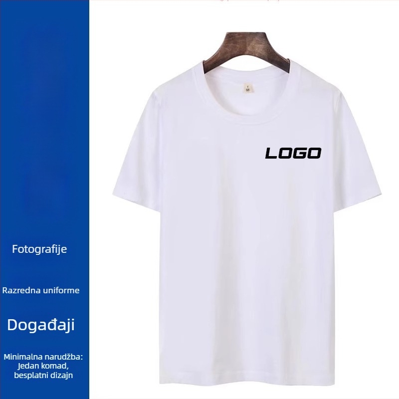 Radna vesta za catering s prilagođenim logom, slobodan kroj, prednji zatvarač s jednim redom gumba, hip-hop stil, 100% poliester