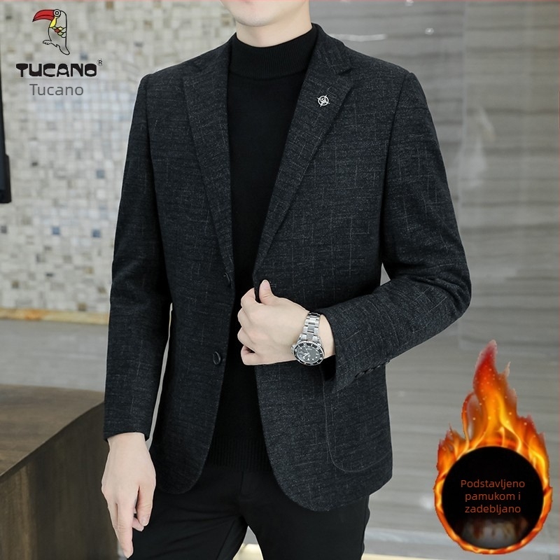 Woodpecker muško sako za sve sezone – poslovni casual stil, opuštena kroj, visoke kvalitete, materijal otporan na nabore, plus veličine