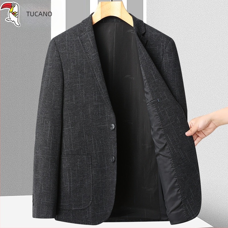 Woodpecker muško sako za sve sezone – poslovni casual stil, opuštena kroj, visoke kvalitete, materijal otporan na nabore, plus veličine