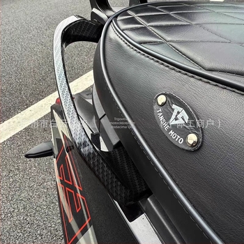 Električni stražnji naslon/ručni naslon za električni motocikl — aluminijska legura, kompatibilan Polar AE4I dugi model, instalacija koja ne oštećuje