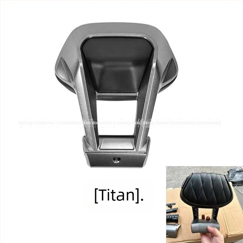 Električni stražnji naslon/ručni naslon za električni motocikl — aluminijska legura, kompatibilan Polar AE4I dugi model, instalacija koja ne oštećuje