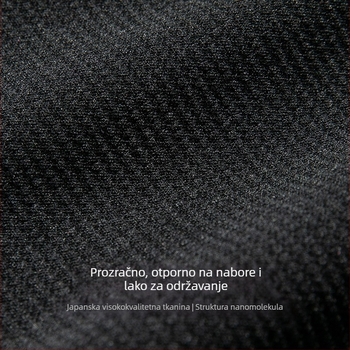 Muško casual sako, labav kroj, ovratnik sakoa, jednostruko kopčanje, poliesterova smjesa, žakardni uzorak