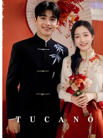 Muško formalno sako kineskog stila sa stojećim ovratnikom, jednoprsno s jednim gumbom, poliester smjesa, gradski stil, 3D patch džepovi