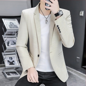 Casual muško sako, korejskog stila, slobodan kroj, ovratnik sako, corduroy tkanina