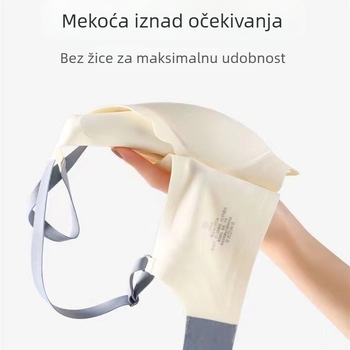 Besprijekorni ženski grudnjak – ultra tanak, prozračan, udoban, lagani sportski stil, nježno podizanje i skupljanje, tube top