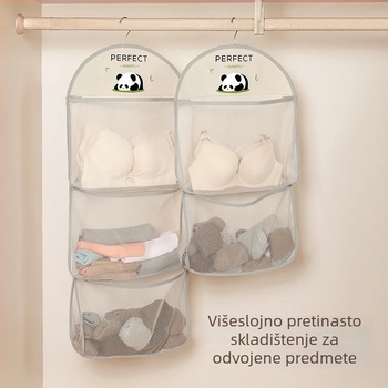 Visilica za skladištenje – kubični oblik, poliester organizator za dom i spavaću sobu, višestruka namjena, model 53434, za donje rublje, grudnjak i prljavu odjeću, japanski stil