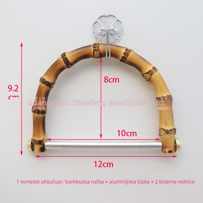 Ručni bambus držač kofera — prirodni korijen bambusa, nacionalni trend i novi stil, pejzažni uzorak, smanjenje opterećenja