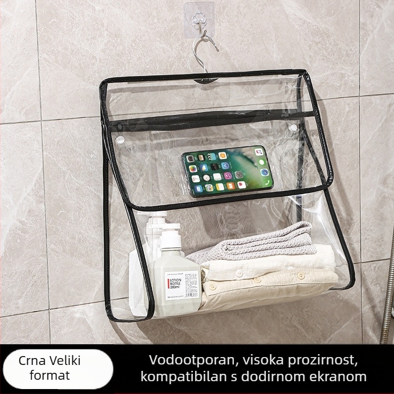 Vješena tašna za pohranu – PVC, stil ručne torbe, višenamjenski organizator za kupaonicu i spavaću sobu, model QH-029