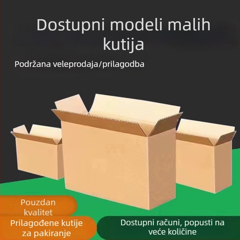 T-oblik kartonska kutija s malim otvorom, iznimno čvrsta za pakiranje cipela