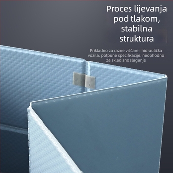 Sklopiva PP kutija za logistiku s kućištem, die-casting lijevanje, visoka čvrstoća, nosivost 50