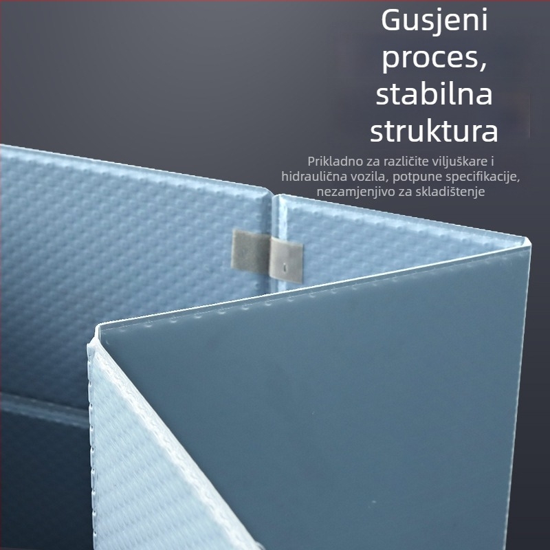Sklopiva PP kutija za logistiku s kućištem, die-casting lijevanje, visoka čvrstoća, nosivost 50