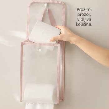Viseći organizator za maramice, PVC kubnog oblika, za dom, dom učenika i kupaonicu, vodootporan
