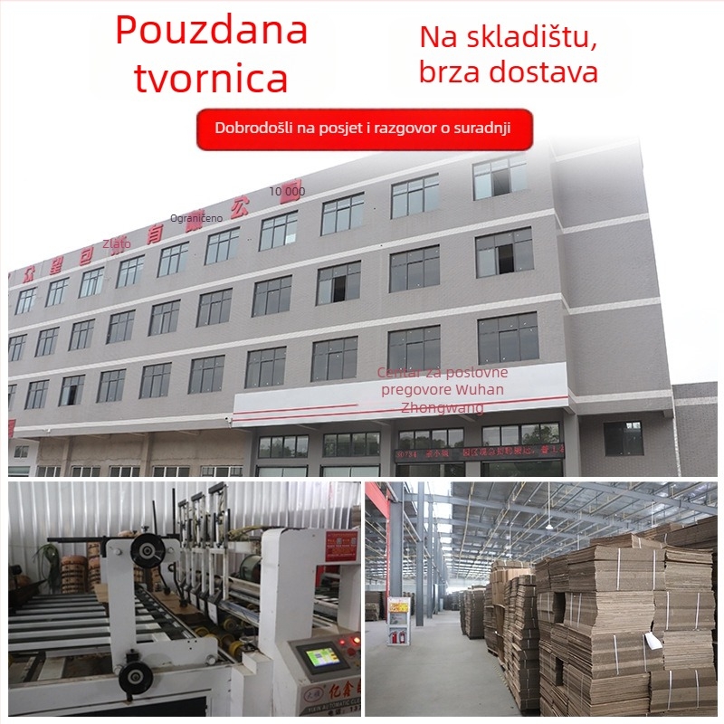Prilagođena tiskana valovita kartonska kutija, tri do pet slojeva, debela i izuzetno čvrsta, kutija za ekspresno pakiranje