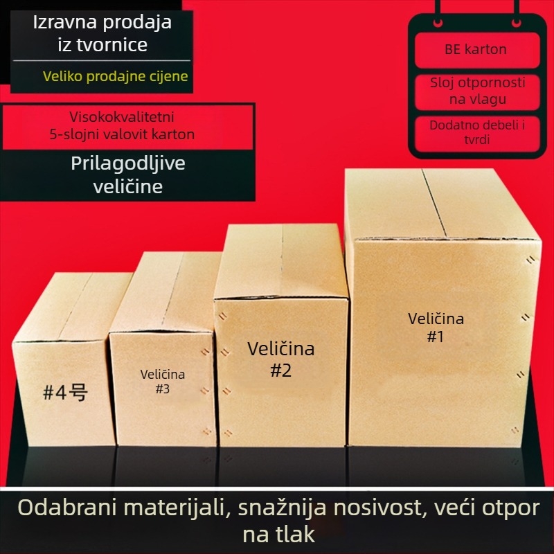 Prilagođeni sklopivi valoviti karton za preseljenje i pakiranje, Podrijetlo: Šangaj, Materijal: valoviti karton, Tip kartona: sklopivi karton, Debljina: 5, Masa papira: 250 gsm