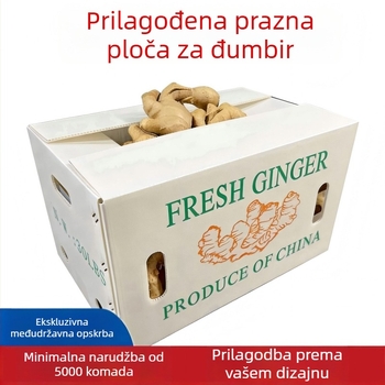 PP šupljački kutija s šupljim panelima za đumbir i povrće – visoka čvrstoća, injekcijsko prešanje, debljina zida 3 mm, nosivost 50 kg, prilagodljivo