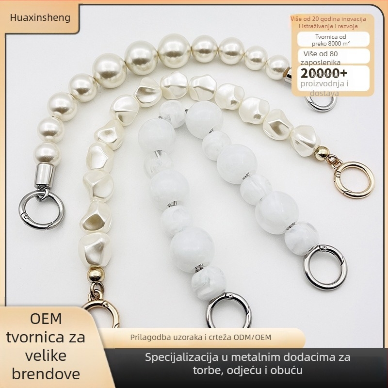 Barokna biserna ručna lanac za torbe i odjeću - prilagodljivo, Model 02, Porijeklo: Shenzhen