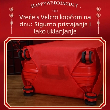 Navlaka za kovčeg – gradski minimalistički stil, geometrijski uzorak, prozračan, zimsko izdanje 2024