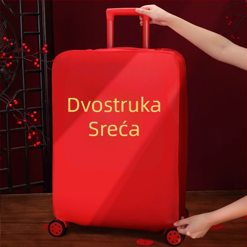 Navlaka za kovčeg – gradski minimalistički stil, geometrijski uzorak, prozračan, zimsko izdanje 2024