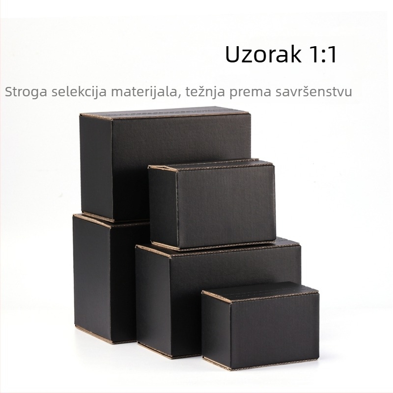 Kutija od kartona sa zatvaračem na zip, od visokotvrdog kraft papira, debljina 2,16 mm, super tvrda, UV broniranje