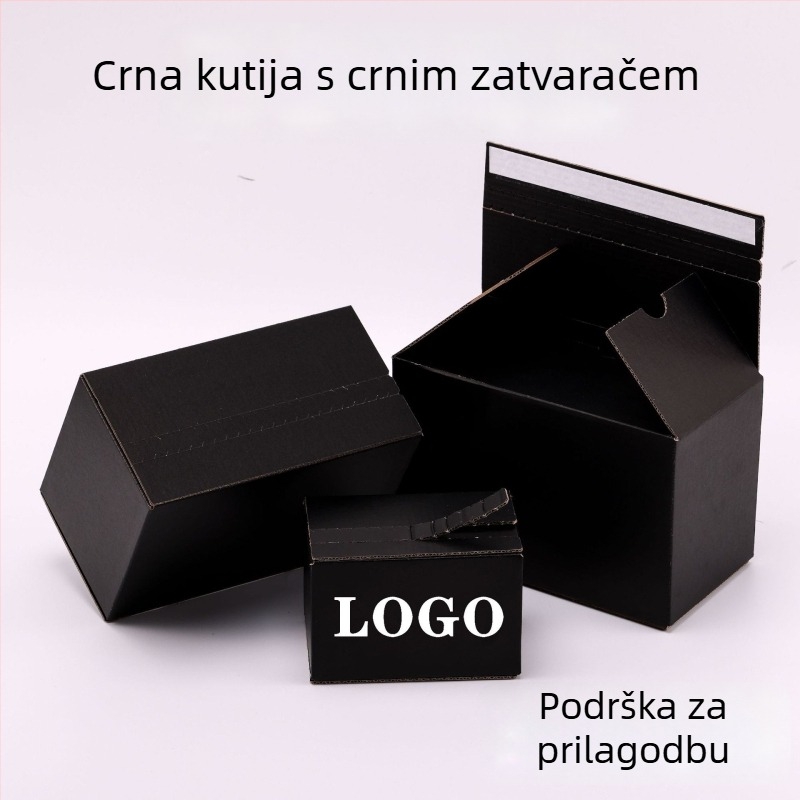 Kutija od kartona sa zatvaračem na zip, od visokotvrdog kraft papira, debljina 2,16 mm, super tvrda, UV broniranje