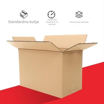 Plošna kutija od valovitog kartona — debljina 5 mm, 230 g/m², pet slojeva čvrst karton