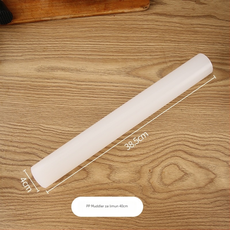 Set čekića za led za koktele – drška od nehrđajućeg čelika, PC čekić i PP limun čekić, 2 dijela