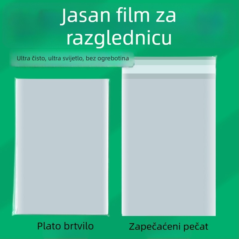 Vrećica za kartice i fotografije, PP polipropilenski; oblik kvadratni/pravokutni; tip proizvoda: spot goods; namjene: pakiranje poklona, opće pakiranje, svakodnevni proizvodi; tolerancija 1–2 mm