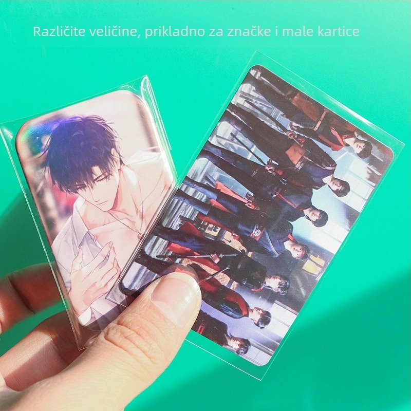 Vrećica za poštanske kartice sa samouzatvaranjem, OPP plastika, Card Protection, za pakiranje poklona, duljina zatvaranja 10–30 cm