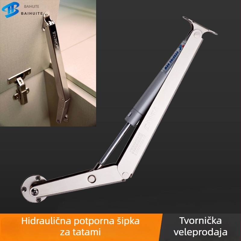 Tatami ormarić s hidraulikom – teški podizni mehanizam vrata, tlumič ploče kreveta i pribor za potporu
