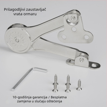 Gazni amortizer za vrata ormara, teški model B-308, cinkova legura, Devo hardware