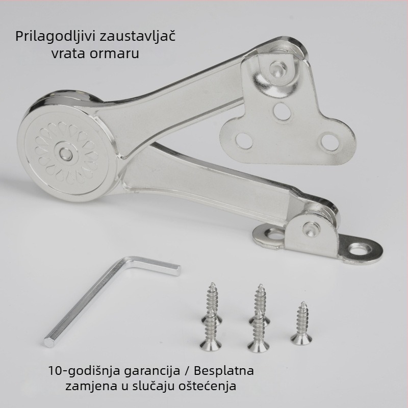 Gazni amortizer za vrata ormara, teški model B-308, cinkova legura, Devo hardware