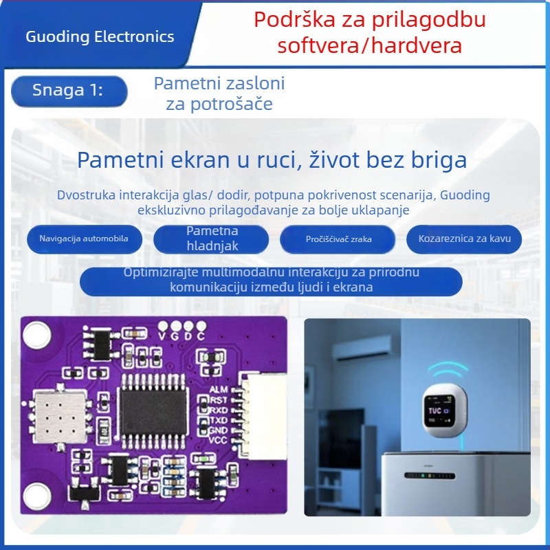 PCB dizajn rješenje za Xiaozhi AI plišanu igračku – kućište jezgre stroja; isporuka 10–30 dana; primjena: pametan dom; postotak defekata 1 ‰