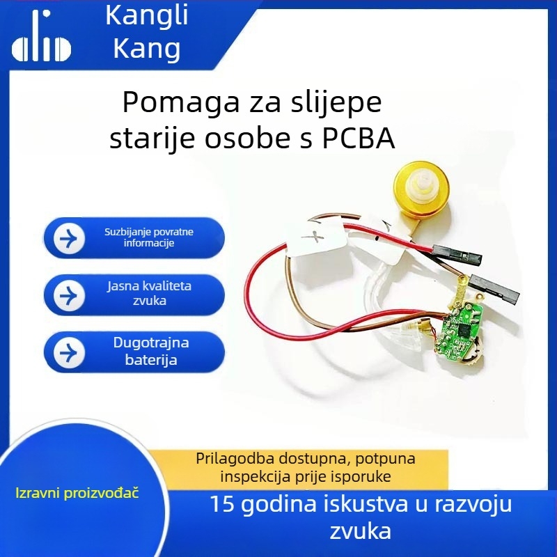 Bluetooth slušalica s PCBA za nošenje na glavi, model JieLi AC6955F, 5V/300mA, pogodna za slušna pomagala
