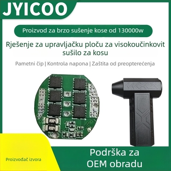 Upravljačka PCB ploča za sušilo za kosu s visokou brzinom brushless motora – PCBA pločica, marka Jianye xing, kapacitet 10000