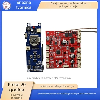 GPS navigacijski modul za matičnu ploču čamca za mamce, daljinsko upravljanje jednom rukom, importiran modul, precizno pozicioniranje u 40 točaka