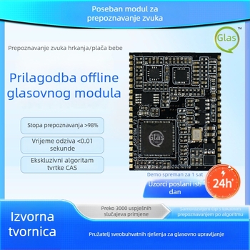 Offline modul za prepoznavanje glasa – Light voice, offline rješenje prepoznavanja glasa, 2.8–3.6 V, 1–330 mA, pametan dom