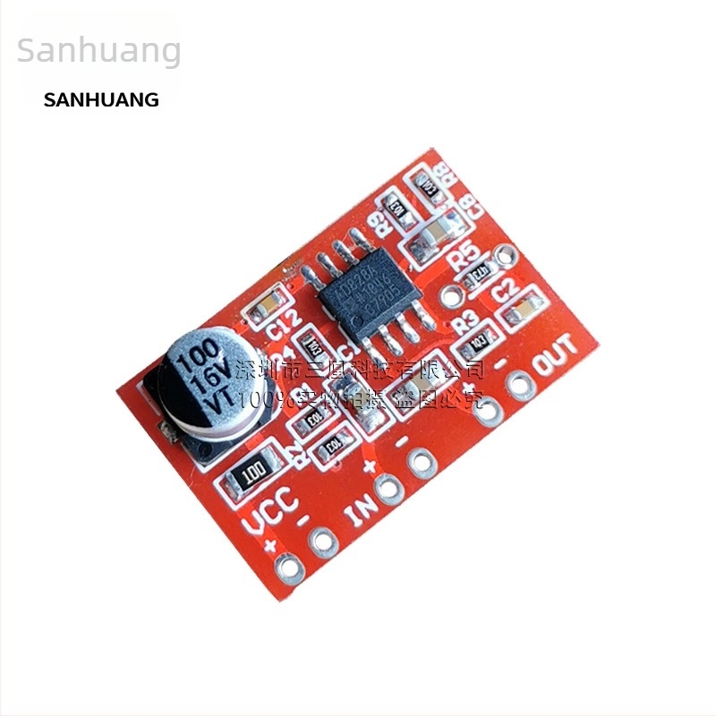 Iron Saint AD828 pretpojačalo pločica – modul za pojačanje zvuka za dinamički mikrofon, stereo, DIY audio modifikacije, Smart Home, serija 22+