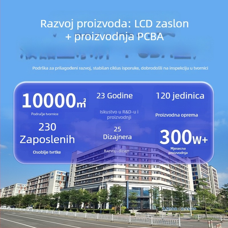 Baolaiya BLY Pametna PCBA pločica za pročišćivač zraka s LCD zaslonskim modulom
